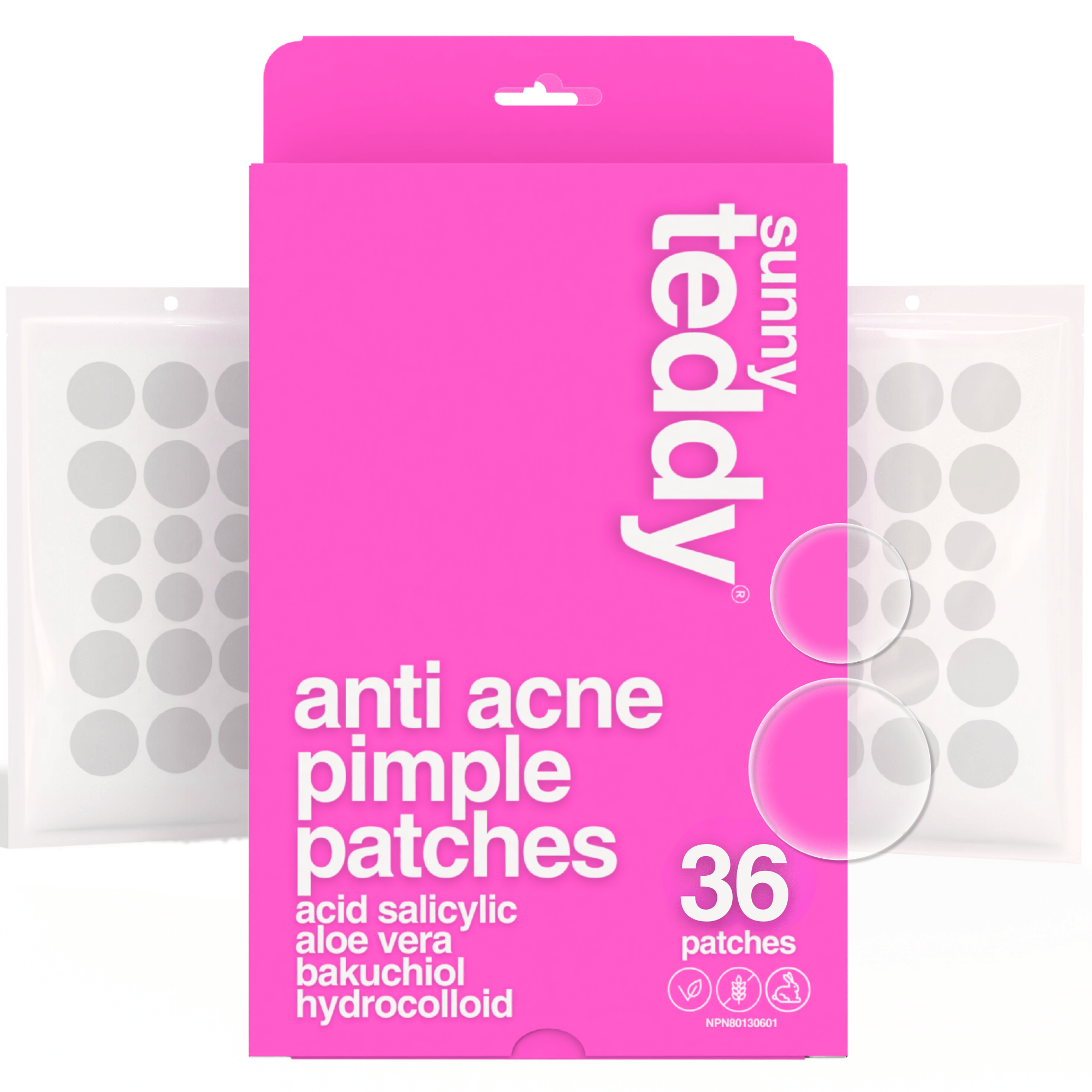 Pimple Patches with Salicylic Acid - 36 Transparent Dots