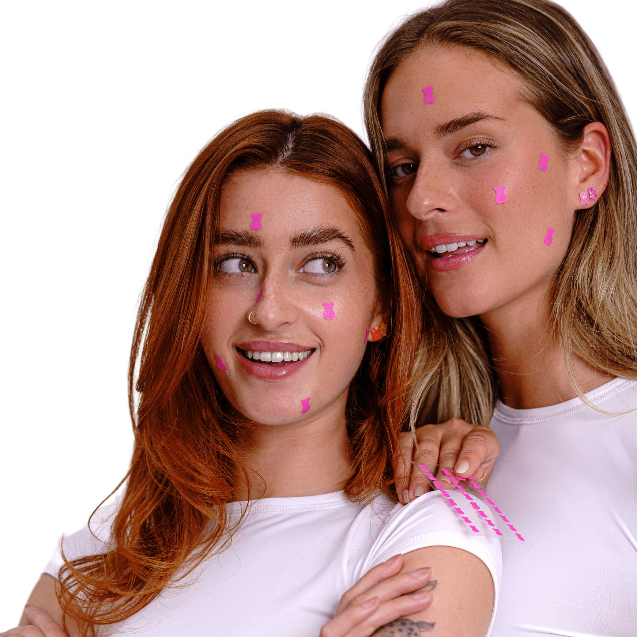 Combo Pack 2.0 | Pimple Patches made with Salicylic Acid - 72 Pink Teddies + 72 Transparent Circles