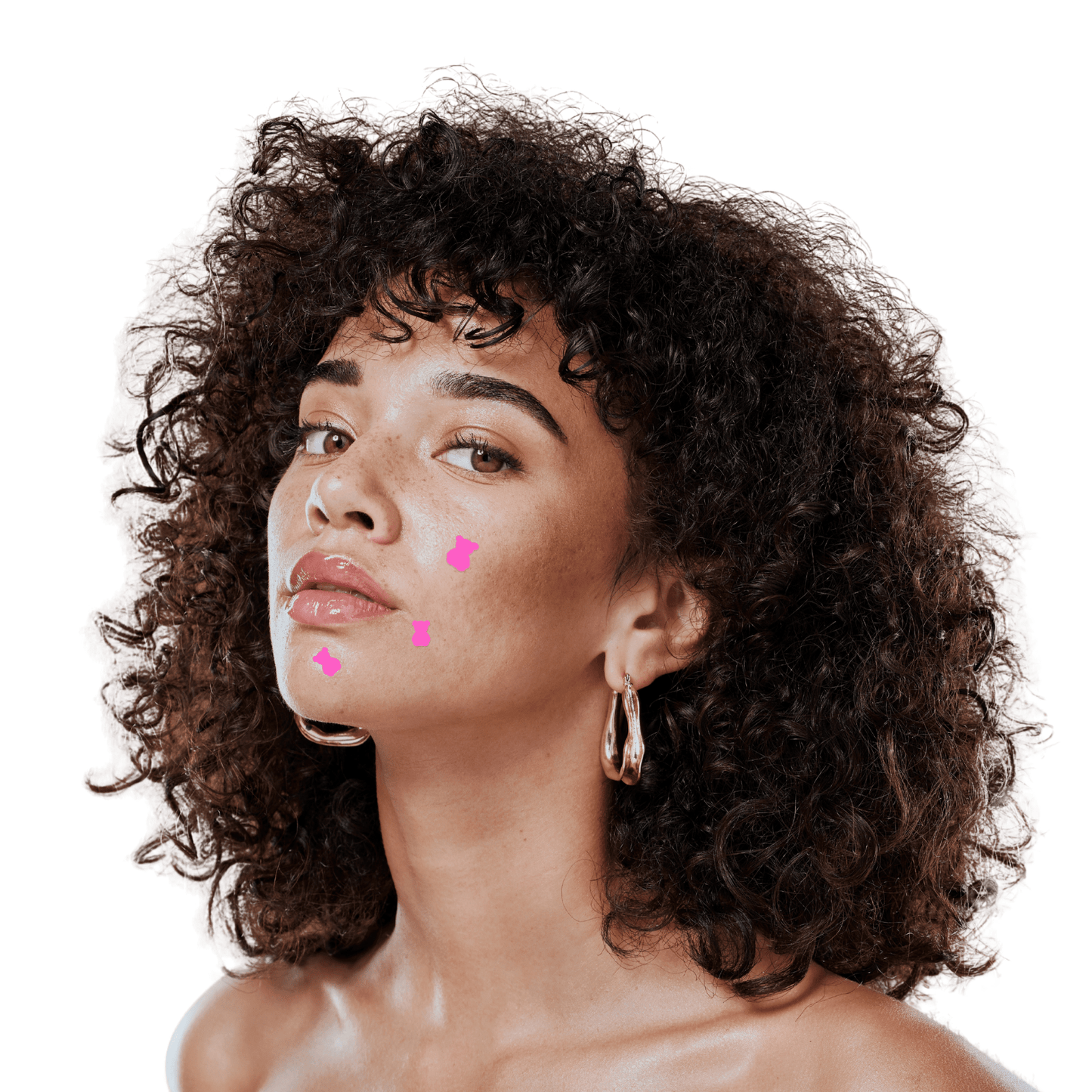 Timbres Anti-Acné à l'Acide Salicylique - 36 Teddies Roses