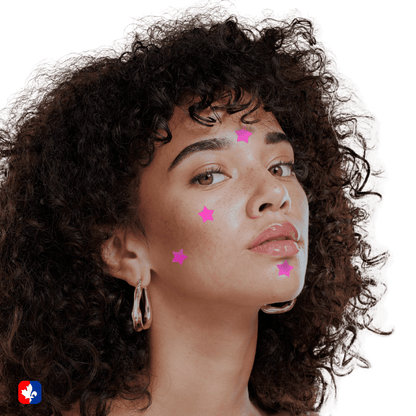 Sunny Teddy Pimple Patches - 36 Pink Stars