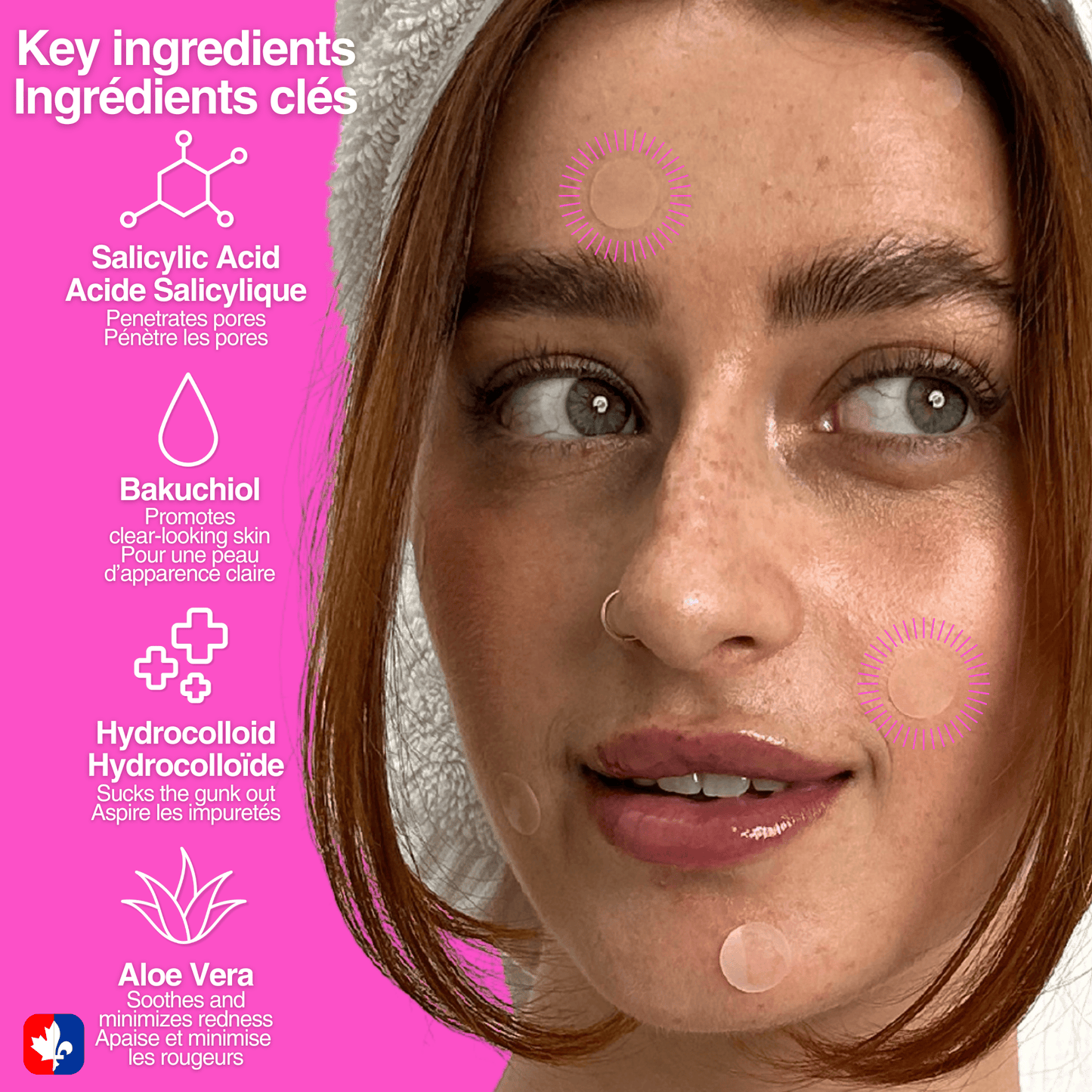 Pimple Patches with Salicylic Acid - 72 Transparent Dots