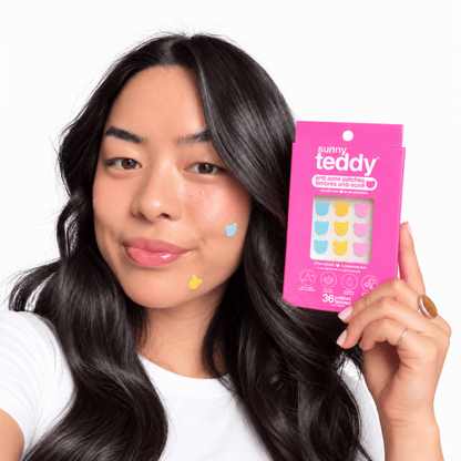 Sunny Teddy Pimple Patches - 72 Multicolour Teddies