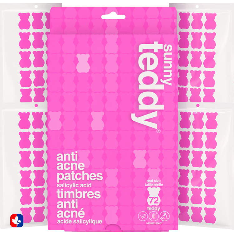 Pimple Patches with Salicylic Acid - 72 Pink Teddies
