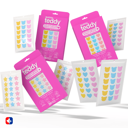 Sunny Teddy Multicolor Pack - 108 Salicylic Patches