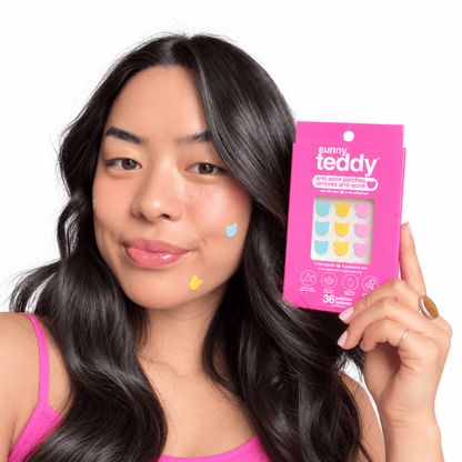 Sunny Teddy Pimple Patches - 72 Multicolour Teddies